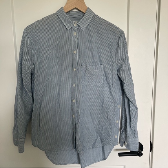 Madewell Side Button Ex Boyfriend Shirt - Picture 4 of 5